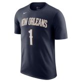 Nike NBA New Orleans Pelicans Zion Williamson Tee - Blue - Short Sleeve T-Shirt