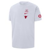 Nike NBA Chicago Bulls Tee - White - Short Sleeve T-Shirt