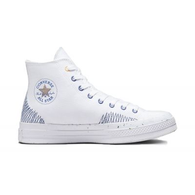 Converse Chuck 70 Stitched White Indigo - White - Sneakers