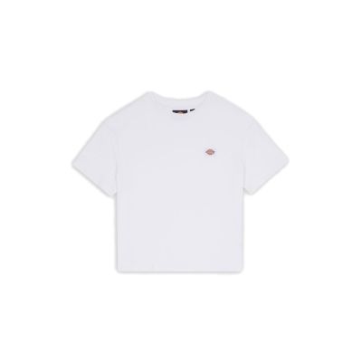 Dickies Oakport Cropped T-Shirt W - White - Short Sleeve T-Shirt
