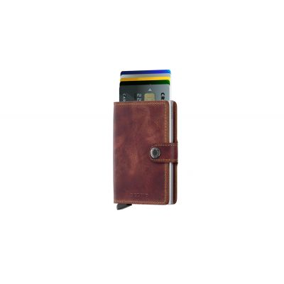 Secrid Miniwallet Vintage Brown - Brown - Accessories