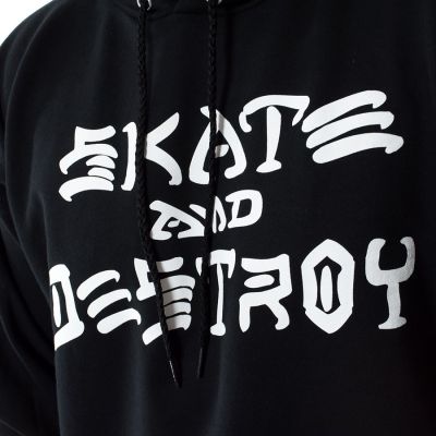 Thrasher Skate Mag Skate And Destroy - Black - Hoodie