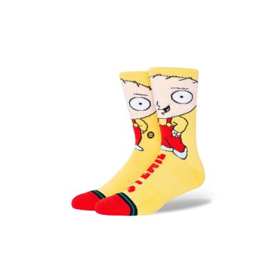 Stance Stewie Crew Sock - Yellow - Socks