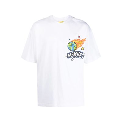 Market Memorabilia Tee - White - Short Sleeve T-Shirt