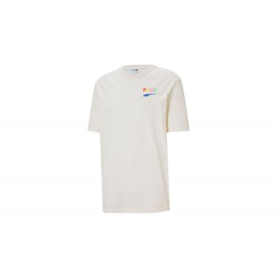 Puma Downtown Graphic Tee - White - Short Sleeve T-Shirt