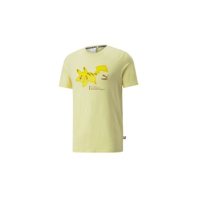 Puma x Pokemon Tee - Yellow - Short Sleeve T-Shirt