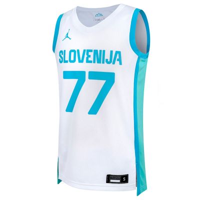 Jordan Slovenia 24 Luka Dončić Limited Home Jersey - White - Jersey