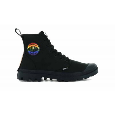 Palladium Pampa Smiley Pride - Black - Sneakers