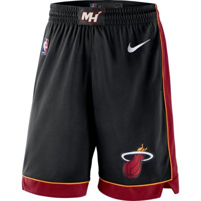 Nike Miami Heat Icon Edition NBA Swingman Shorts - Black - Shorts