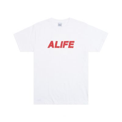 Alife Sonar Tee White - White - Short Sleeve T-Shirt