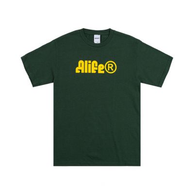 Alife Sphinx Tee Forest Green - Green - Short Sleeve T-Shirt