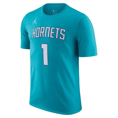Jordan NBA Charlotte Hornets Tee - Blue - Short Sleeve T-Shirt