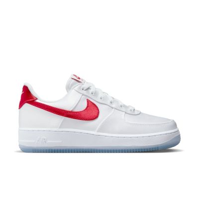 Nike Air Force 1 '07 "Satin White Red" Wmns - White - Sneakers