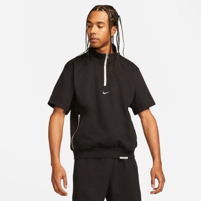 Nike Dri-FIT Standard Issue 1/4 Basketball Top Black - Black - Short Sleeve T-Shirt