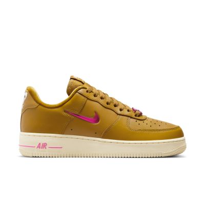 Nike Air Force 1 '07 "Just Do It Bronzine" Wmns - Yellow - Sneakers