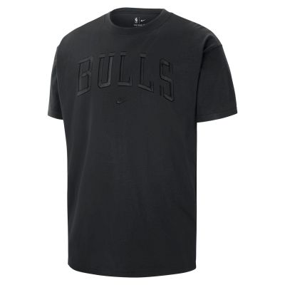 Nike NBA Chicago Bulls Courtside Tee Black - Black - Short Sleeve T-Shirt