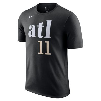 Nike NBA Atlanta Hawks Trae Young City Edition Tee - Black - Short Sleeve T-Shirt