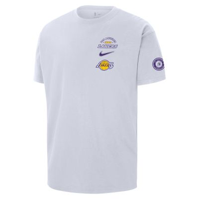 Nike NBA Los Angeles Lakers Tee - White - Short Sleeve T-Shirt