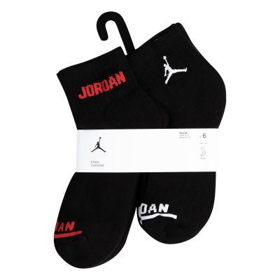 Jordan Legend Ankle 6PK Black - Black - Socks