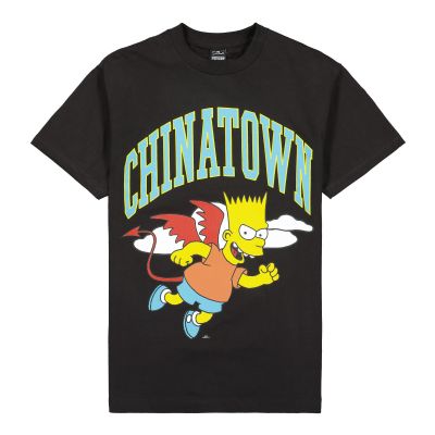 The Simpsons X Chinatown Market Devil Arc T-Shirt Black - Black - Short Sleeve T-Shirt