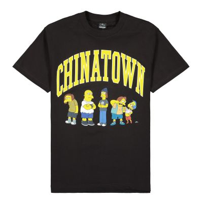 The Simpsons X Chinatown Market Ha Ha Arc T-Shirt Black - Black - Short Sleeve T-Shirt