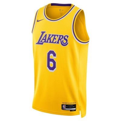 Nike Dri-FIT NBA Los Angeles Lakers Icon Edition 2022/23 Swingman Jersey - Yellow - Jersey