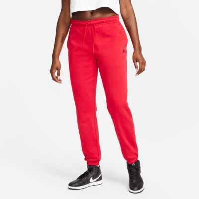 Jordan Essentials Fleece Wmns Pants - Red - Pants