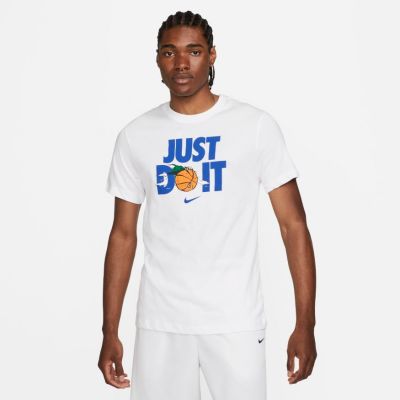 Nike "Just Do It" Basketball Tee White - White - Short Sleeve T-Shirt