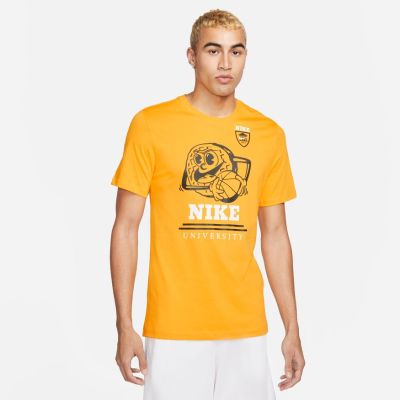 Nike Basketball Tee University Gold - Yellow - Short Sleeve T-Shirt