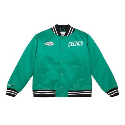 Mitchell & Ness NBA Boston Celtics Heavyweight Satin Jacket - Green - Jacket
