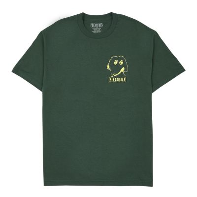 Pleasures Volume Tee Green - Green - Short Sleeve T-Shirt