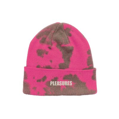 Pleasures Impact Dyed Beanie Pink - Pink - Cap