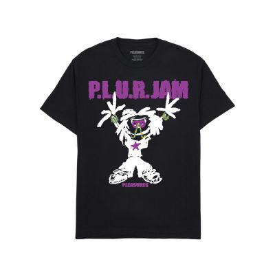 Pleasures P.L.U.R. Jam Tee Black - Black - Short Sleeve T-Shirt