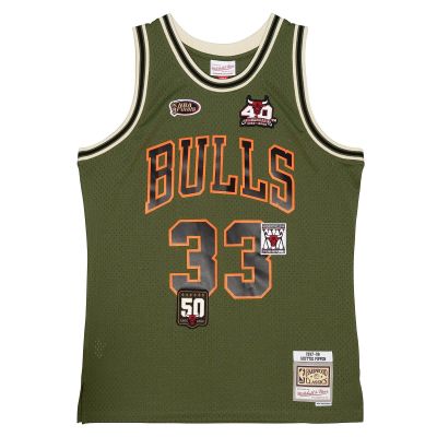Mitchell & Ness Flight Scottie Pippen Chicago Bulls Swingman Jersey - Green - Jersey