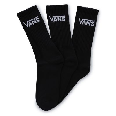 Vans MN Classic Crew Socks 3-Pack - Black - Socks