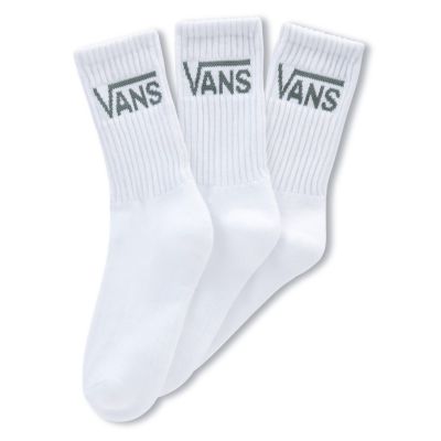 Vans WM Classic Crew Wmns Socks 3-Pack White - White - Socks