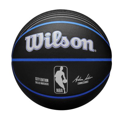 Wilson 2023 NBA Team City Collector Dallas Mavericks Size 7 - Black - Ball