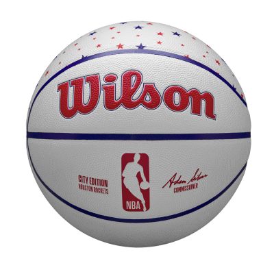 Wilson 2023 NBA Team City Collection Houston Rockets Size 7 - White - Ball